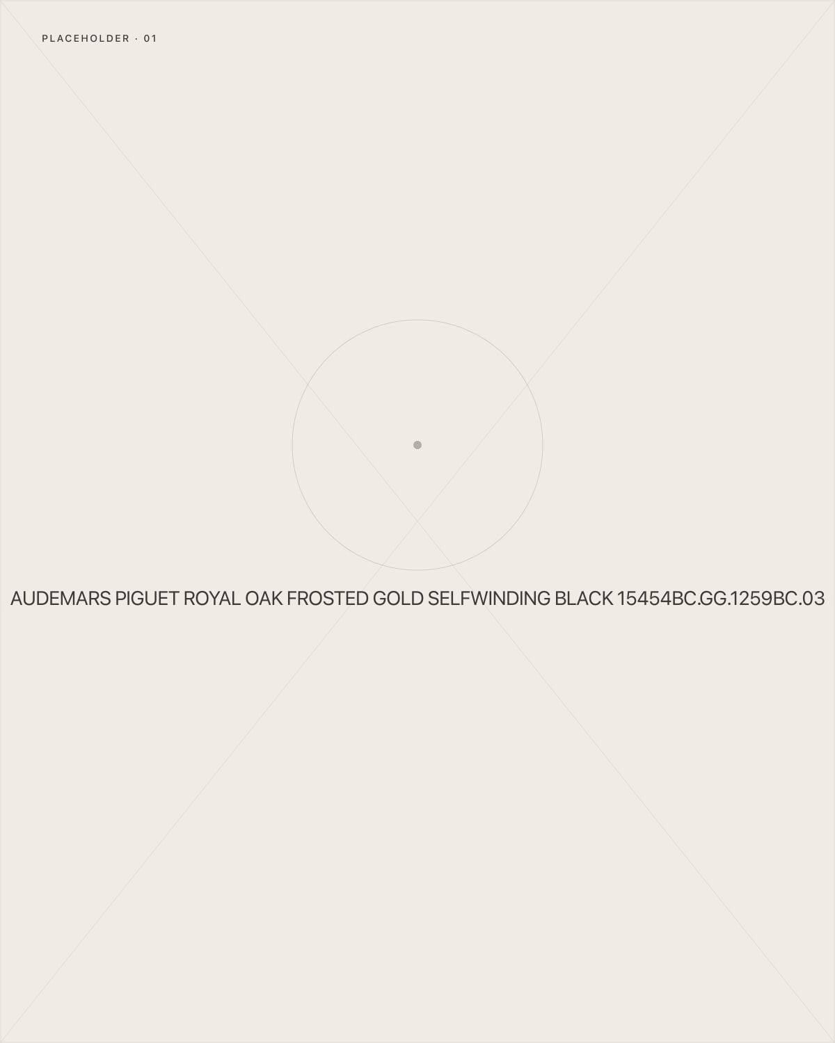 Audemars Piguet Royal Oak Frosted Gold Selfwinding Black 15454BC.GG.1259BC.03