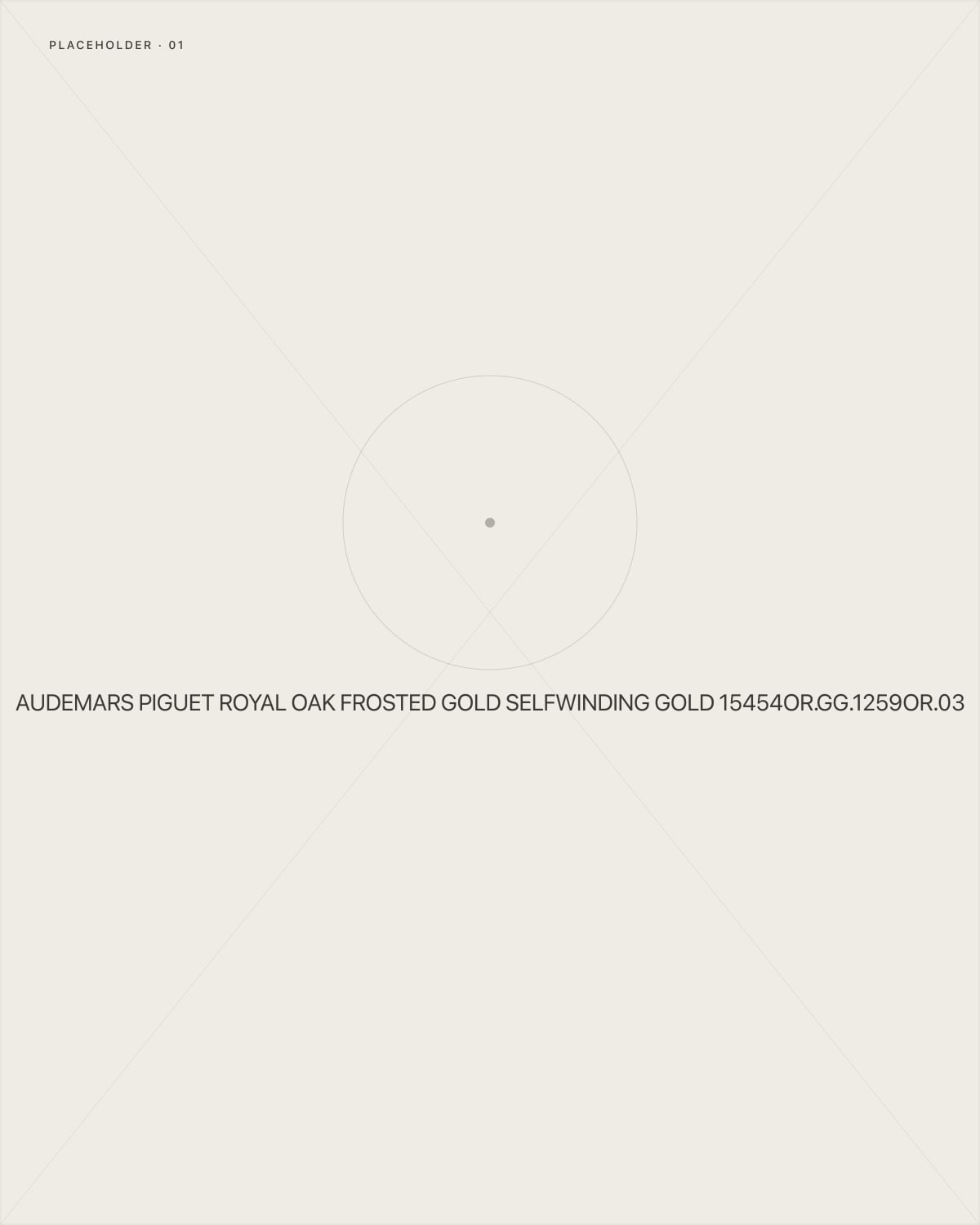 Audemars Piguet Royal Oak Frosted Gold Selfwinding Gold 15454OR.GG.1259OR.03