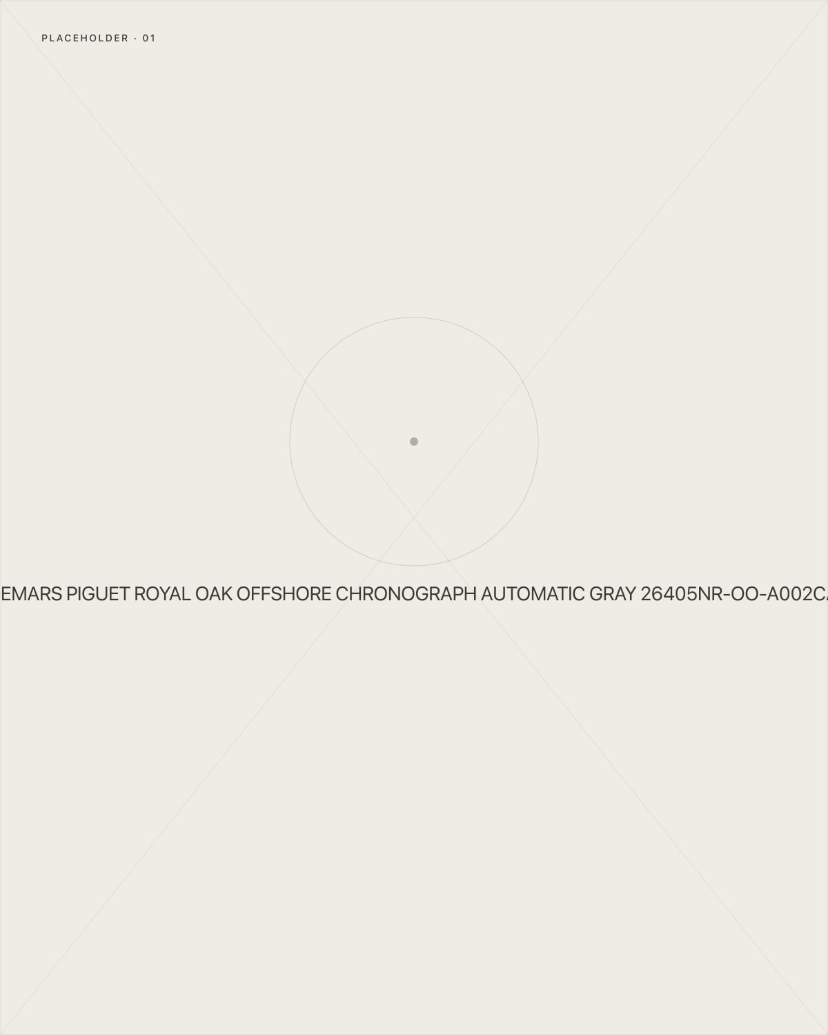 Audemars Piguet Royal Oak Offshore Chronograph Automatic Gray 26405NR-OO-A002CA-01
