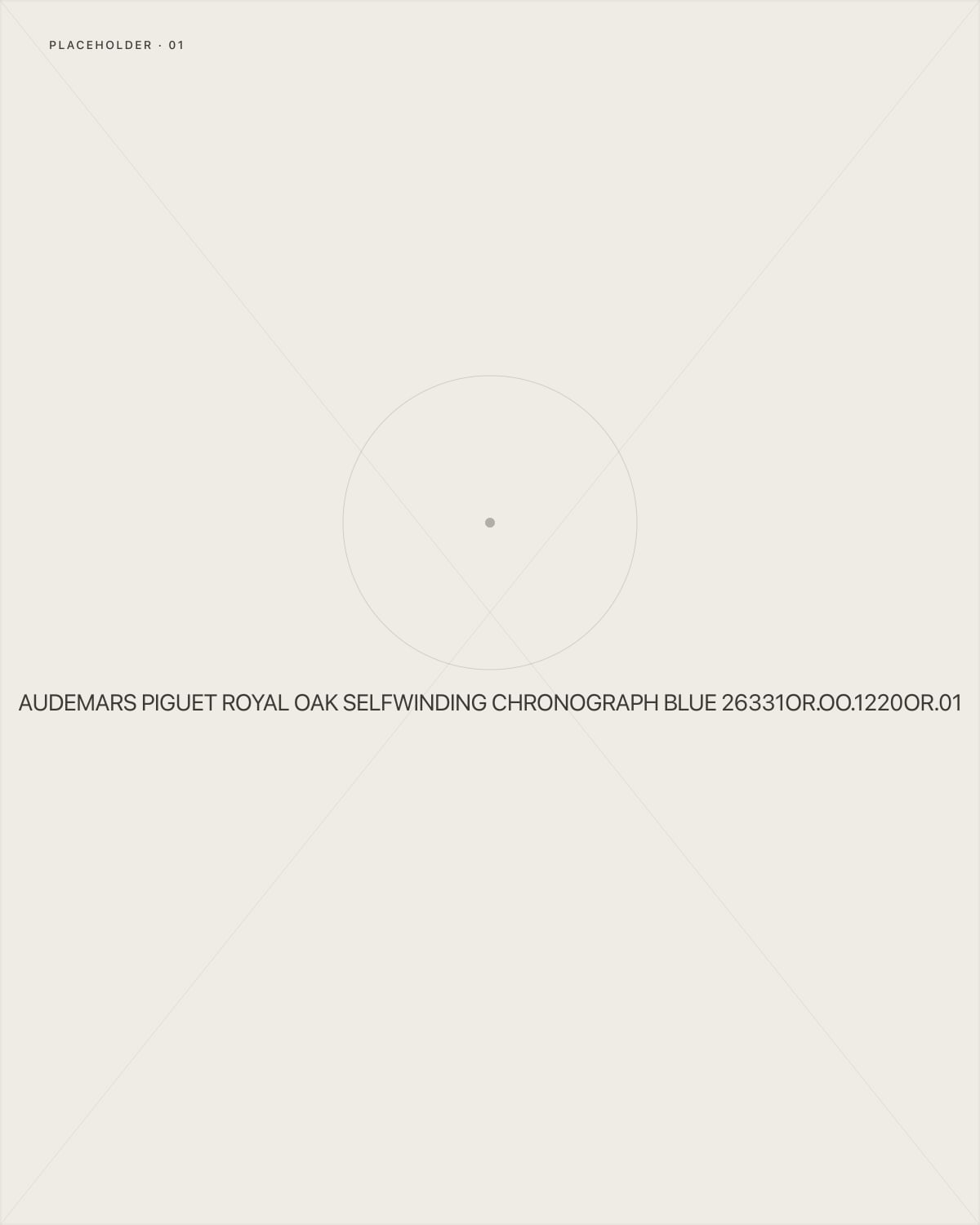 Audemars Piguet Royal Oak Selfwinding Chronograph Blue 26331OR.OO.1220OR.01