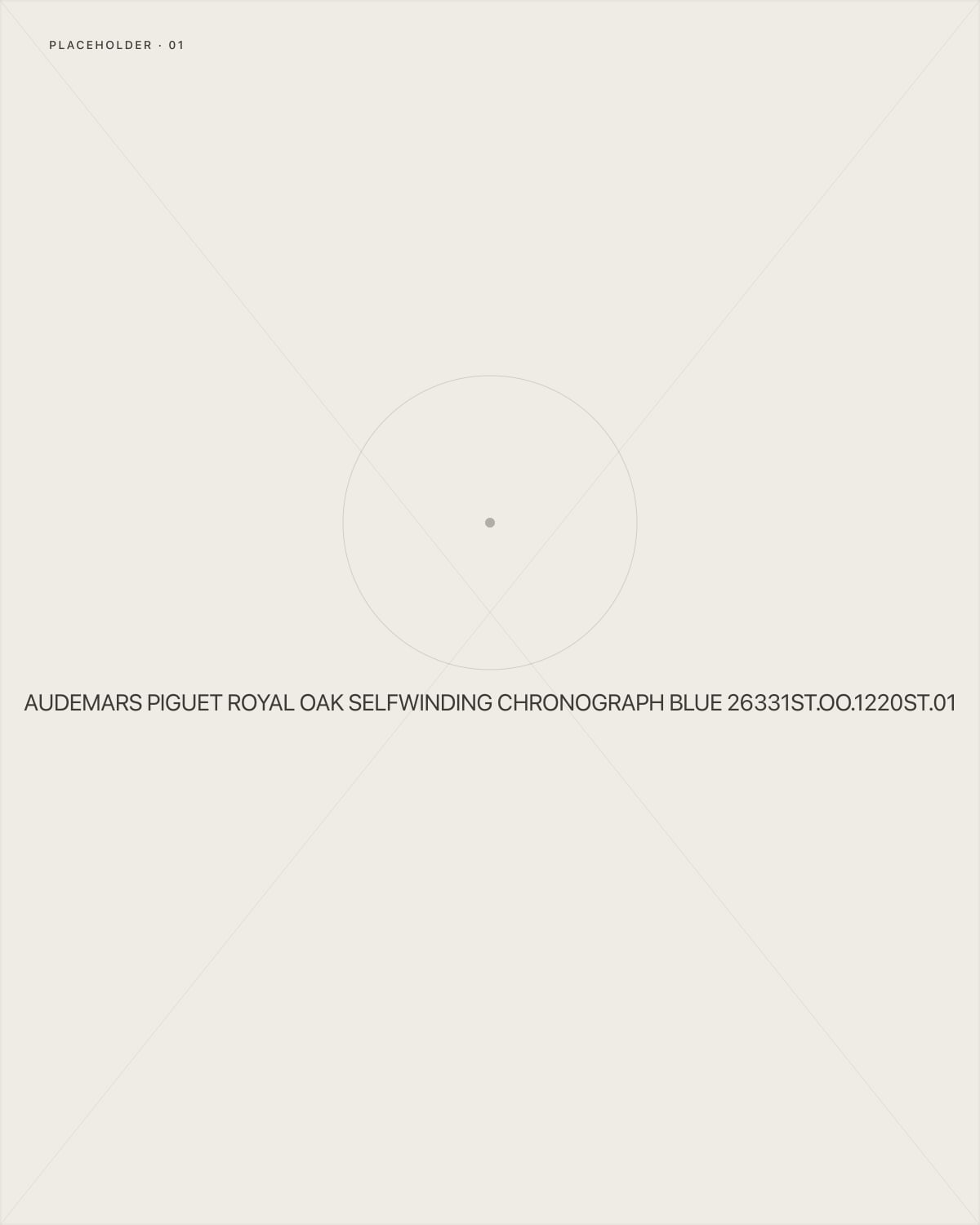 Audemars Piguet Royal Oak Selfwinding Chronograph Blue 26331ST.OO.1220ST.01