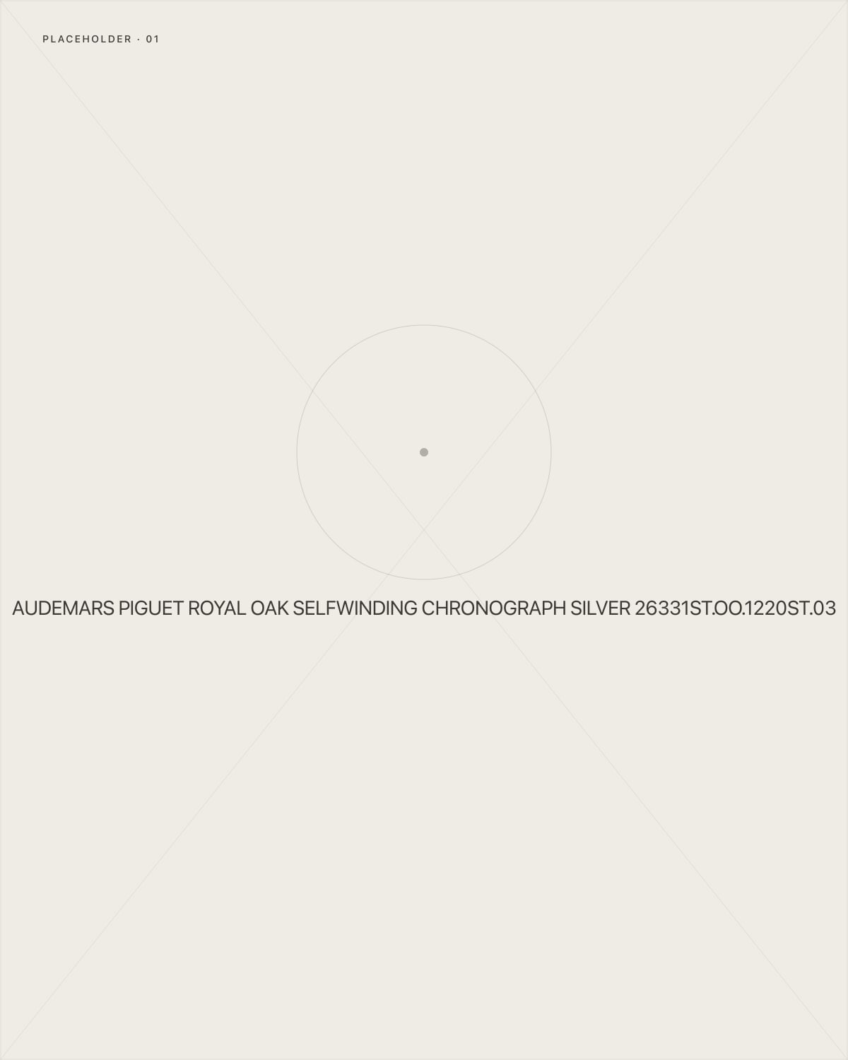 Audemars Piguet Royal Oak Selfwinding Chronograph Silver 26331ST.OO.1220ST.03