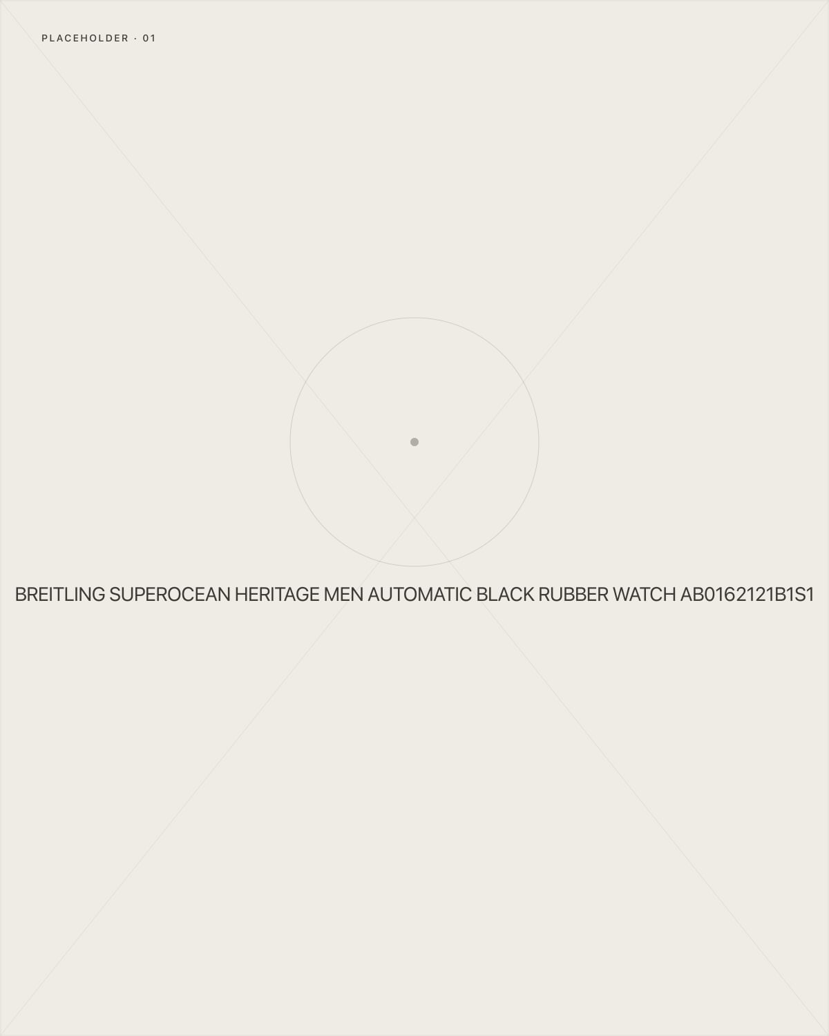 Breitling Superocean Heritage Men Automatic Black Rubber Watch AB0162121B1S1