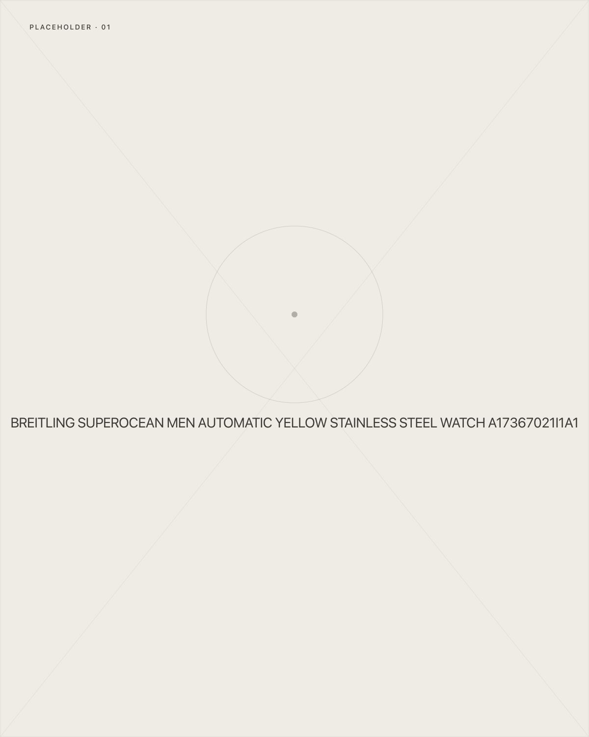 Breitling Superocean Men Automatic Yellow Stainless Steel Watch A17367021I1A1