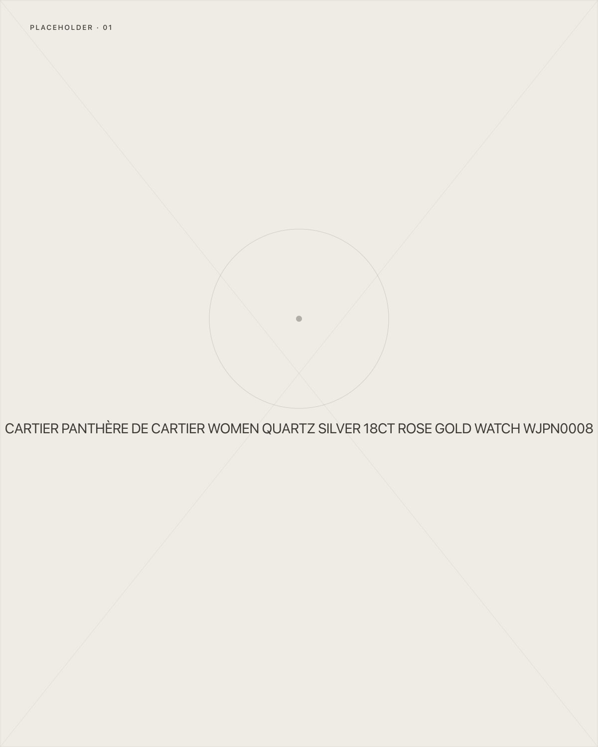 Cartier Panthère de Cartier Women Quartz Silver 18ct Rose Gold Watch WJPN0008