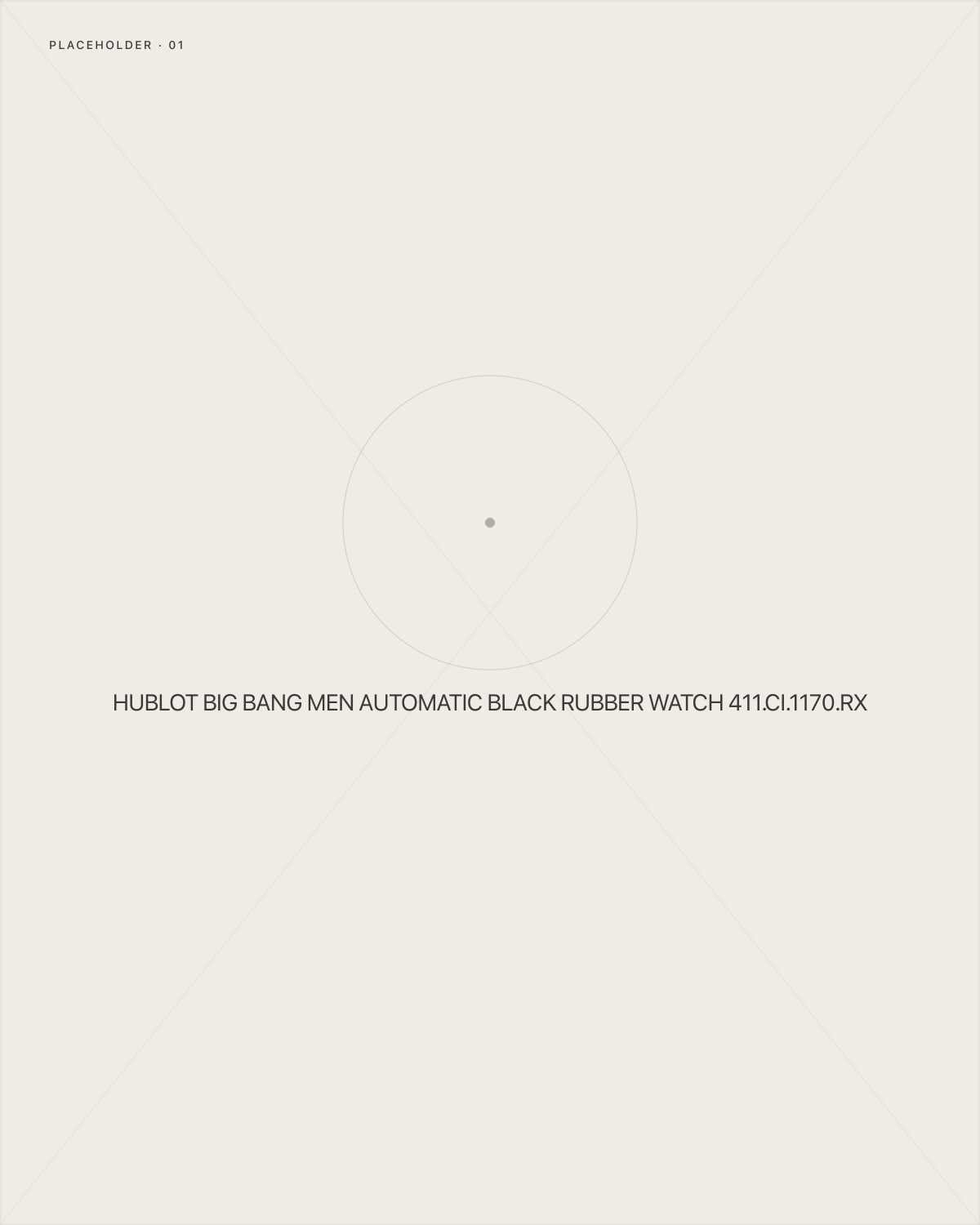 Hublot Big Bang Men Automatic Black Rubber Watch 411.CI.1170.RX