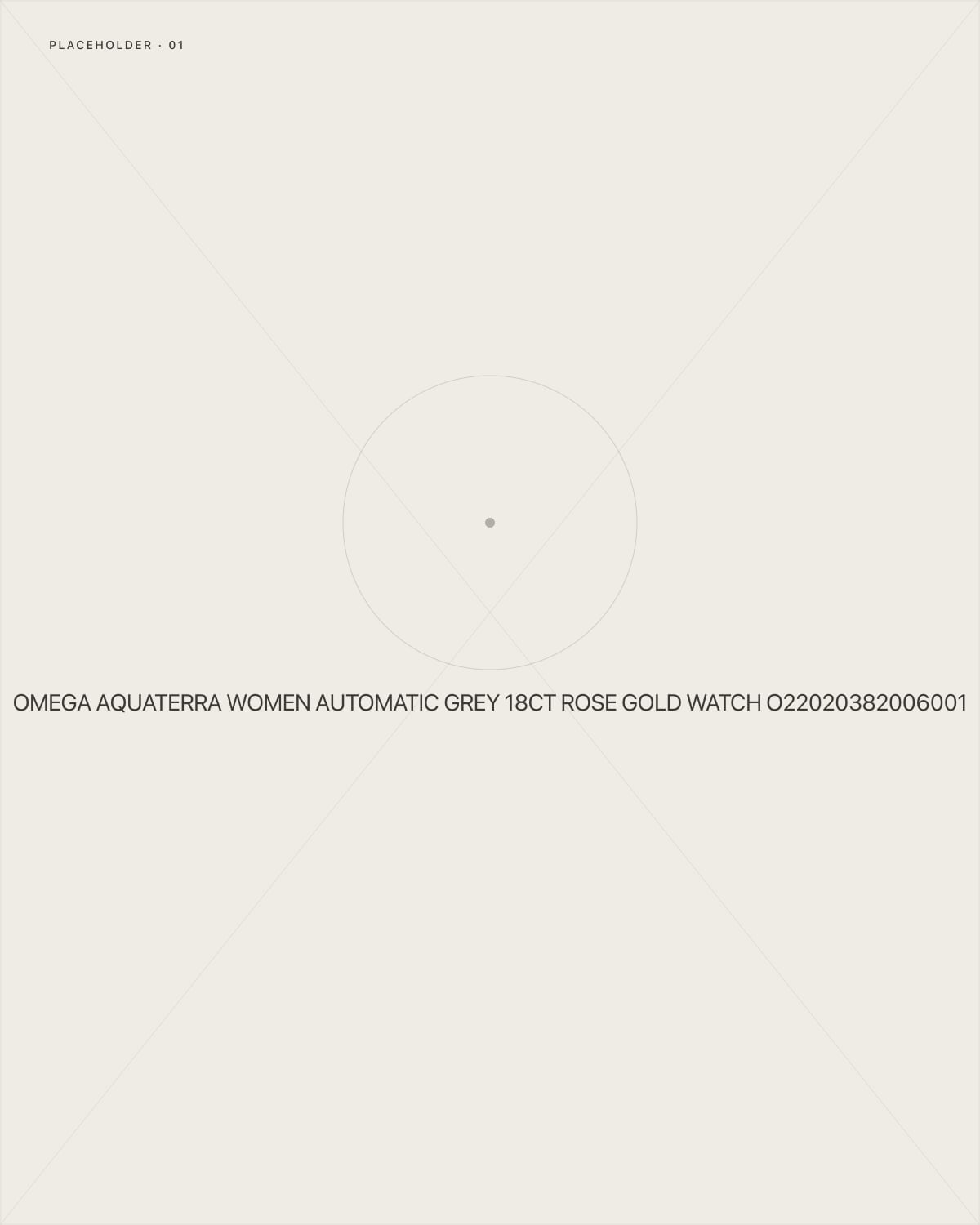 Omega Aquaterra Women Automatic Grey 18ct Rose Gold Watch O22020382006001