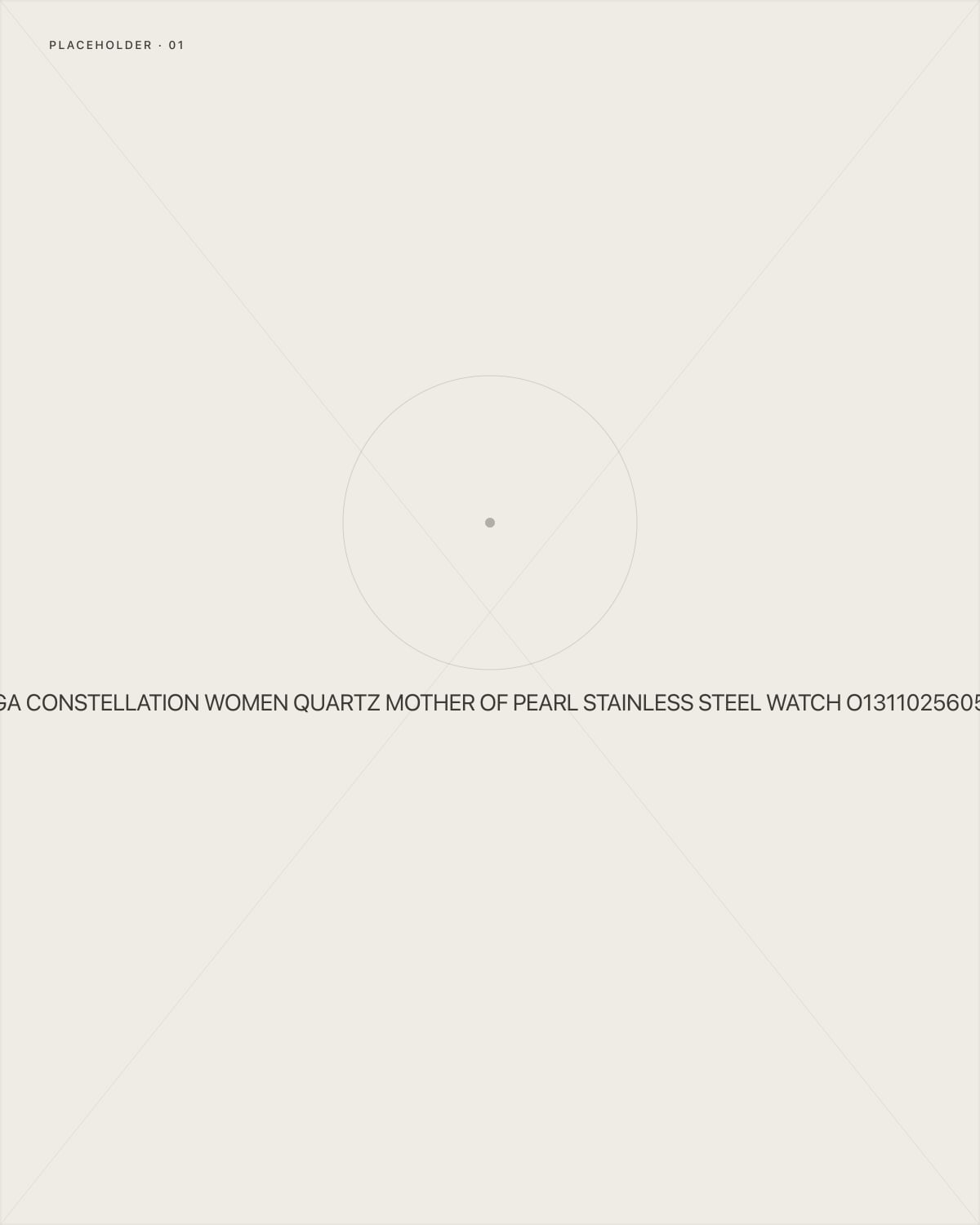 Omega Constellation Women Quartz Mother of Pearl Stainless Steel Watch O13110256055001