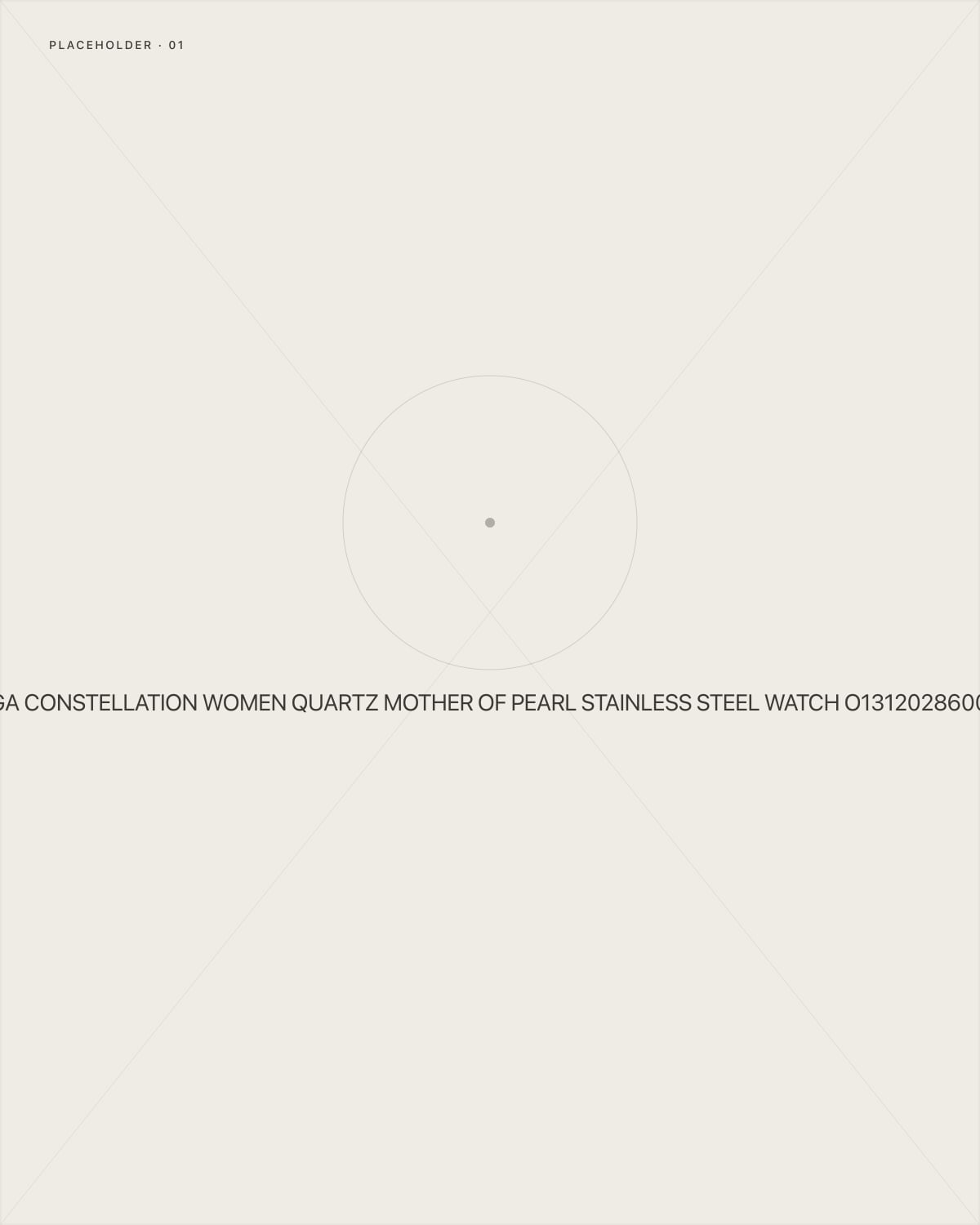 Omega Constellation Women Quartz Mother of Pearl Stainless Steel Watch O13120286005001