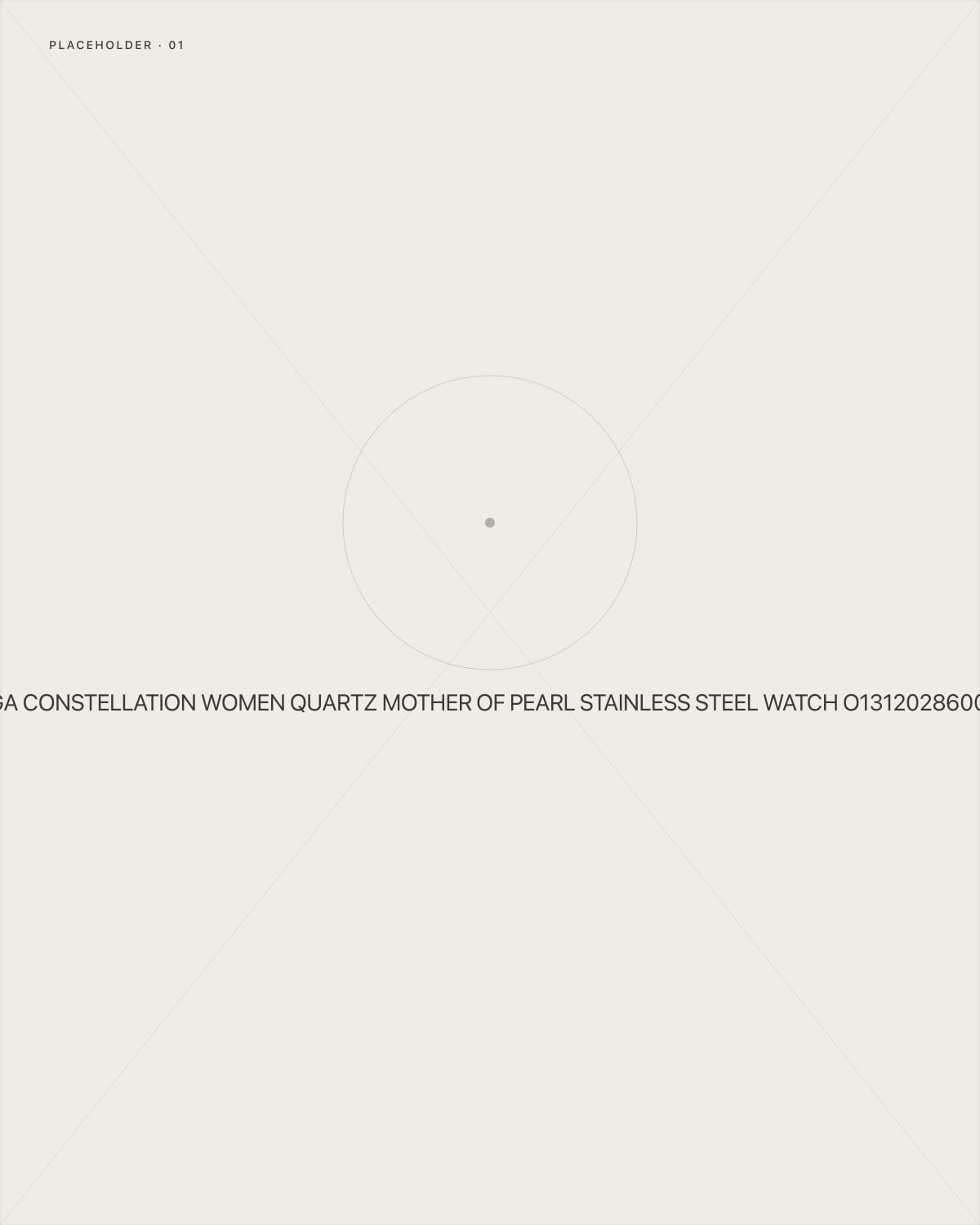 Omega Constellation Women Quartz Mother of Pearl Stainless Steel Watch O13120286005002