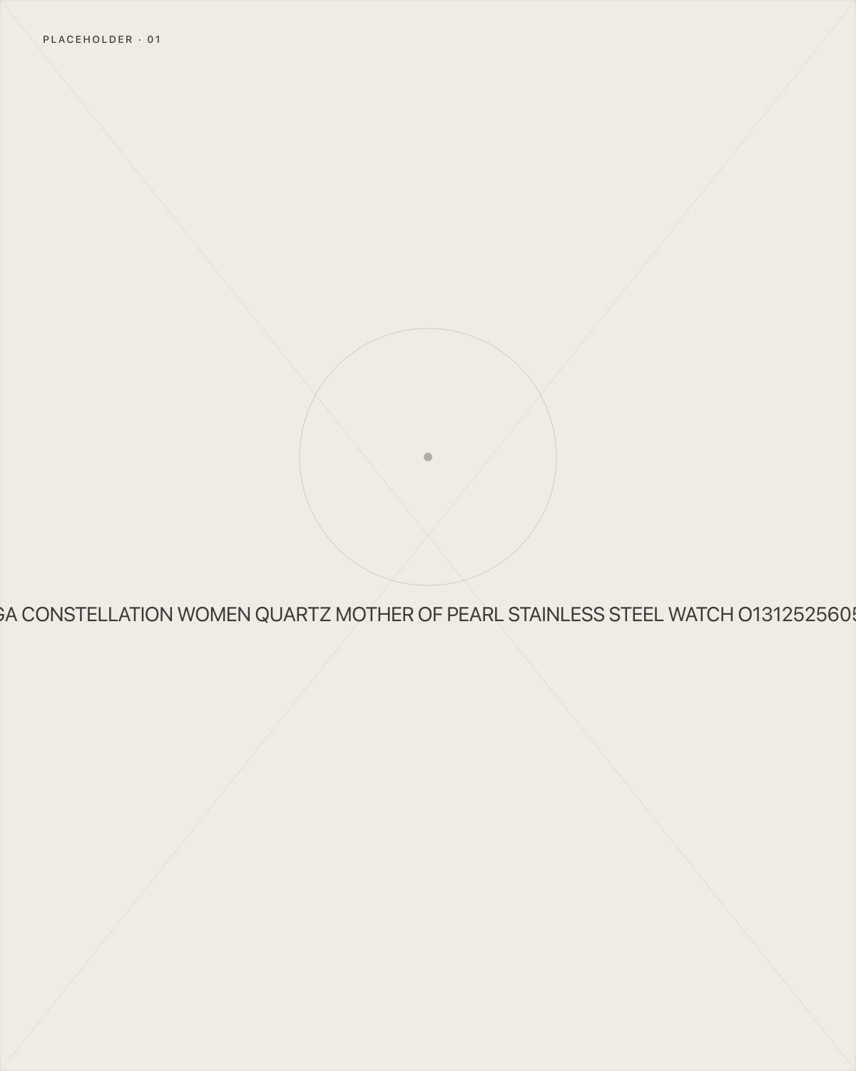 Omega Constellation Women Quartz Mother of Pearl Stainless Steel Watch O13125256055001