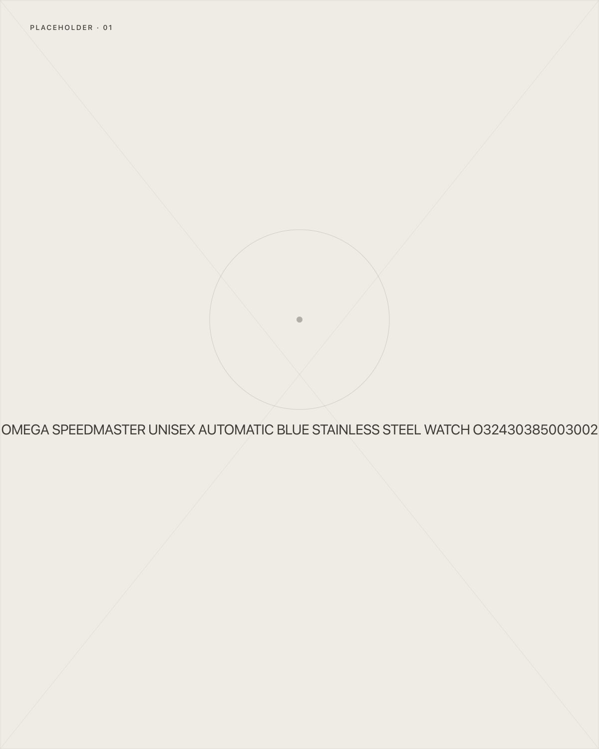 Omega Speedmaster Unisex Automatic Blue Stainless Steel Watch O32430385003002