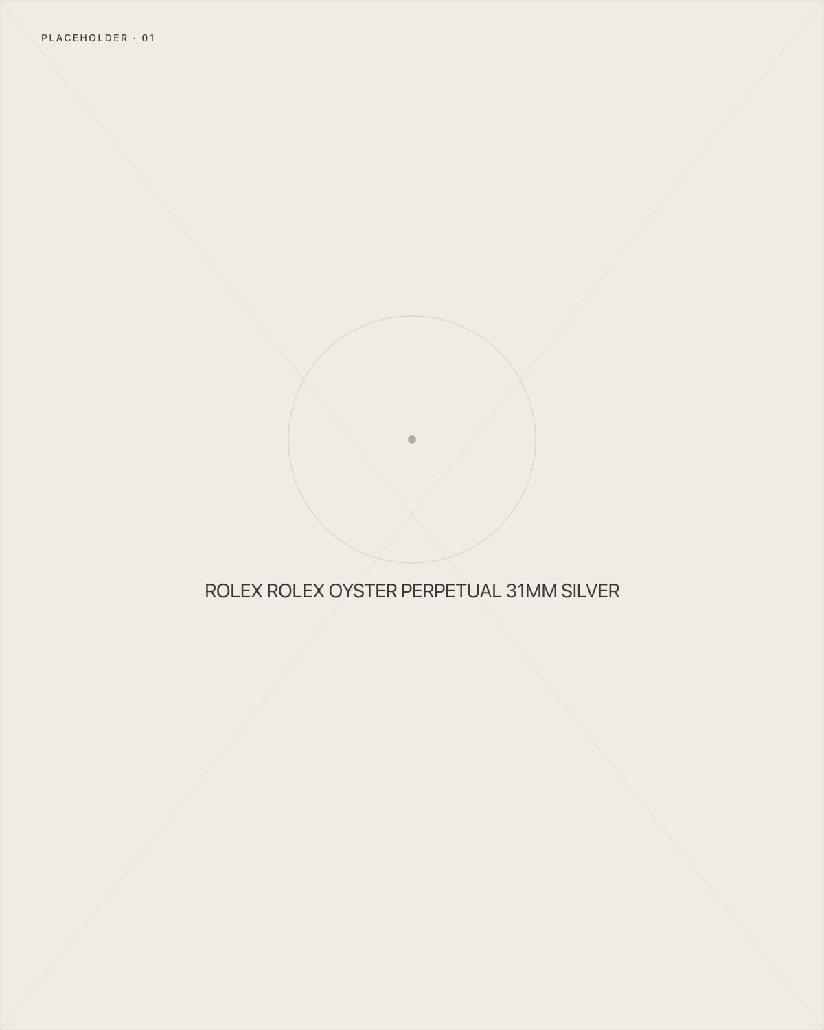 Rolex Rolex Oyster Perpetual 31mm Silver